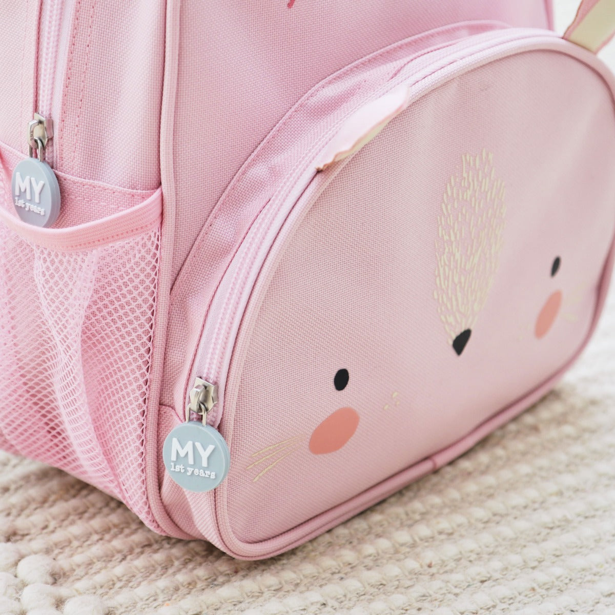 Personalised Pink Bunny Mini Backpack