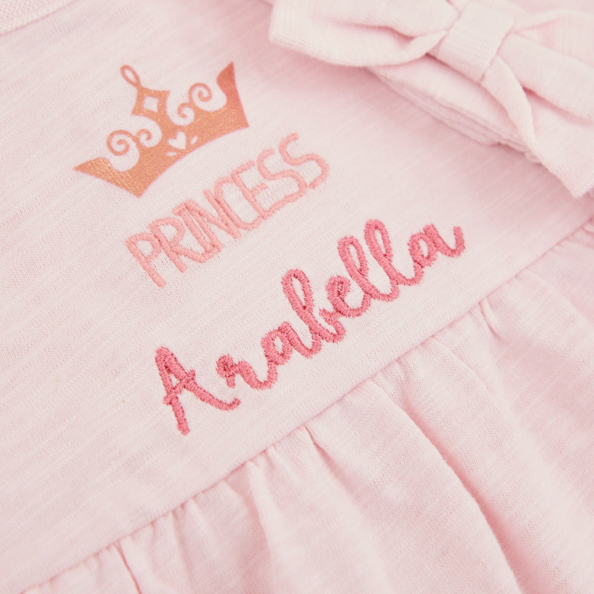 Personalised Disney Princess Pink Dress Set