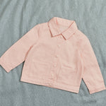 Personalised Pink Name Pink Denim Jacket 
