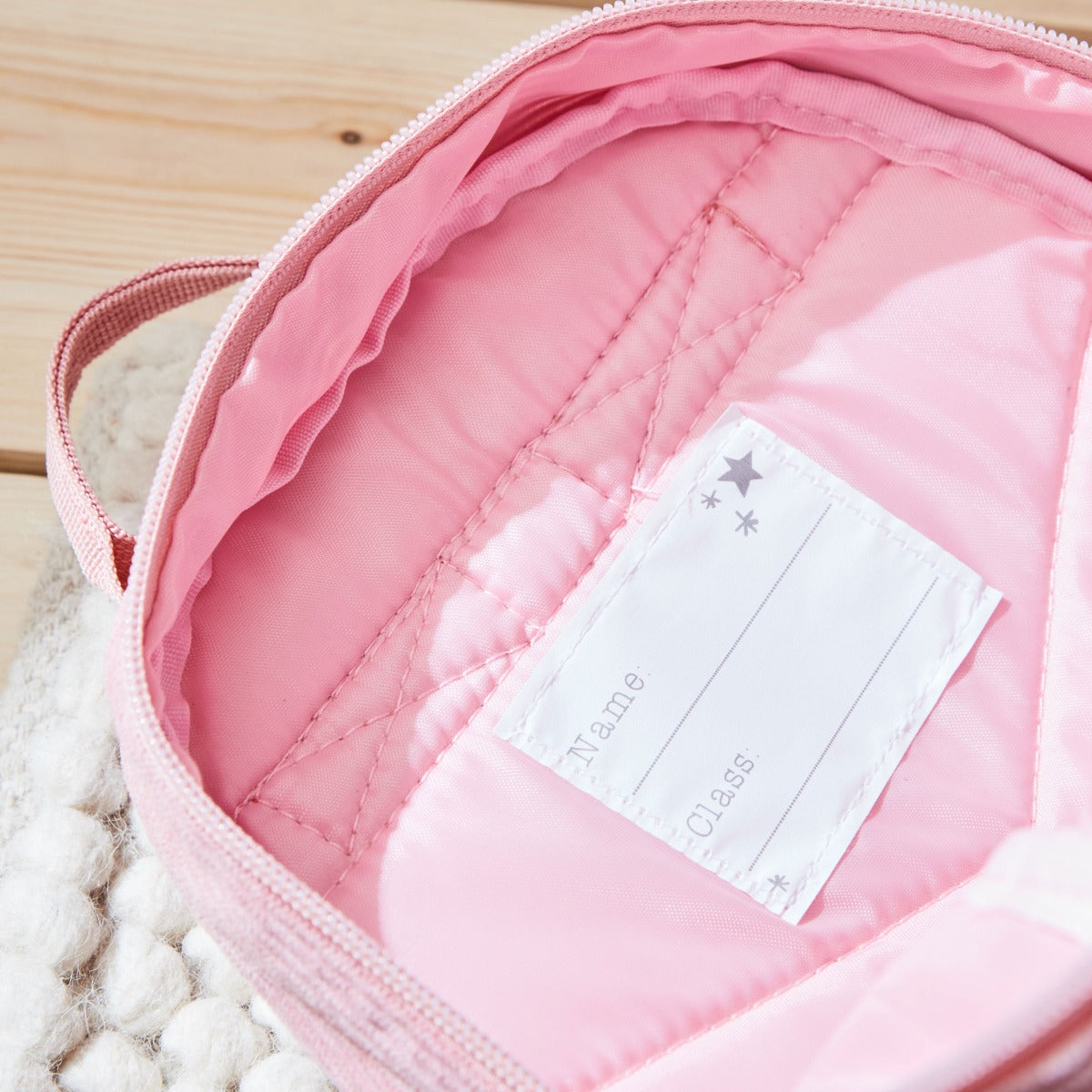 Personalised Mini Pink Cord Build-a-Backpack