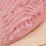 Personalised Mini Pink Cord Build-a-Backpack