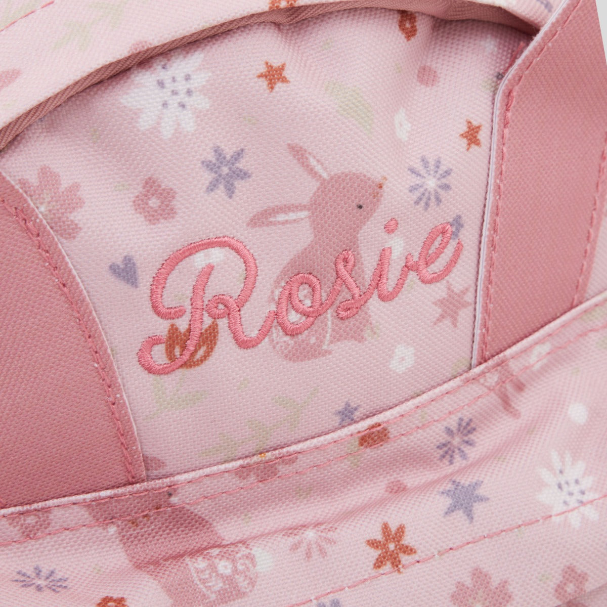 Personalised Pink Bunny Classic Mini Backpack with Ears
