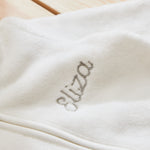 Personalised Ivory Fleece Onesie