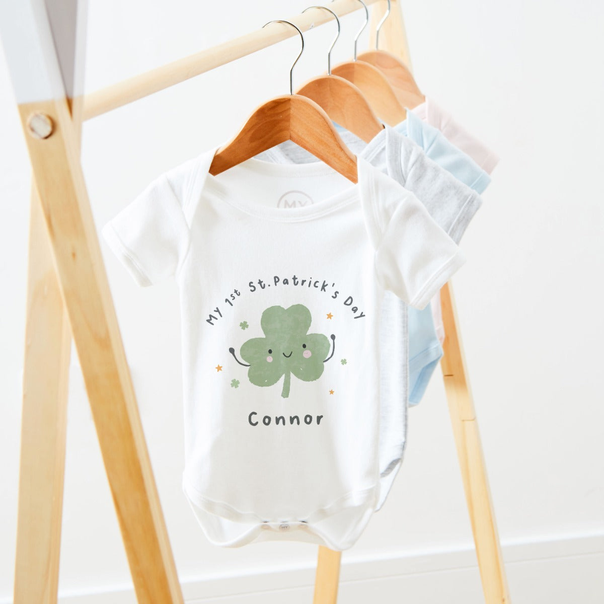 Personalised St Patricks Day Bodysuit