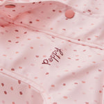 Personalised Pink Spot Print Raincoat