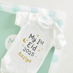 Personalised My 1st Eid White Bodysuit
