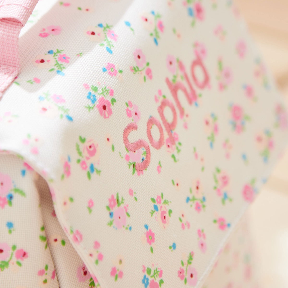 Personalised Ditsy Print Lunch Bag