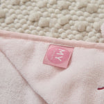 Personalised Light Pink Hooded Towel