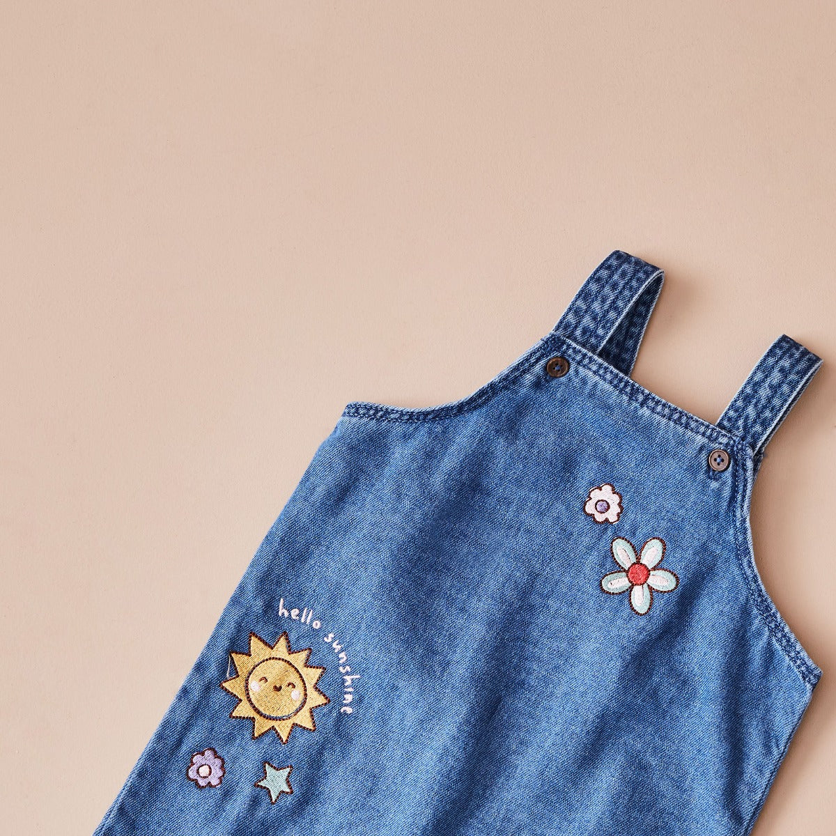 Personalised Just Bee Kids Short Dungarees