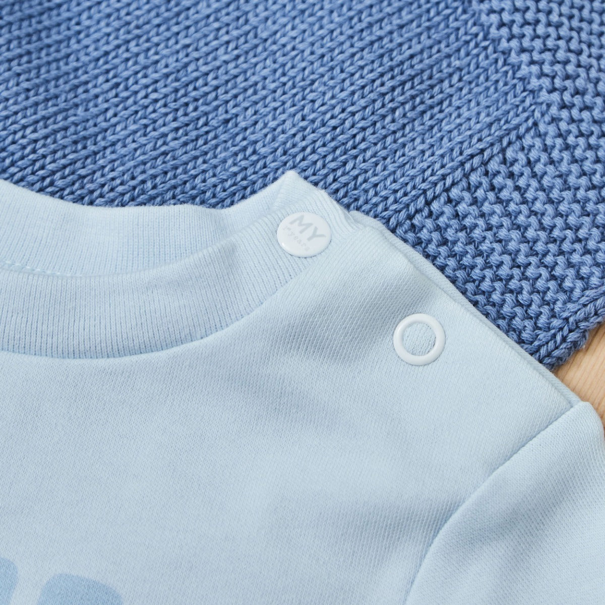 Personalised Bubble Name T-Shirt in Blue