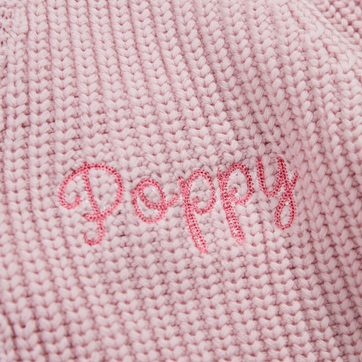 Personalised Front Name Pink Cardigan 