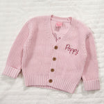 Personalised Hello World Pink Cardigan 