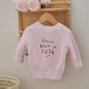 Personalised Born In 2026 Pink Cardigan 