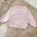 Personalised Pink Sweatshirt