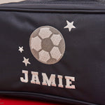 Personalised Navy Football Boot Bag