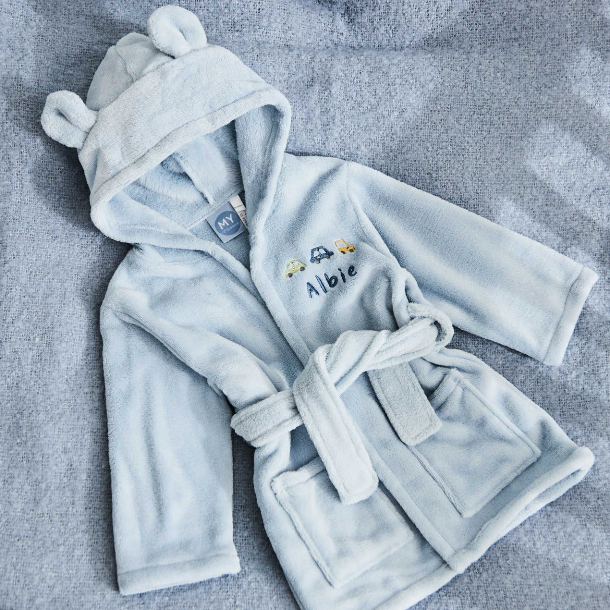 Personalised Car Fleece Robe Ears