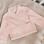 Personalised Floral Pink Denim Jacket