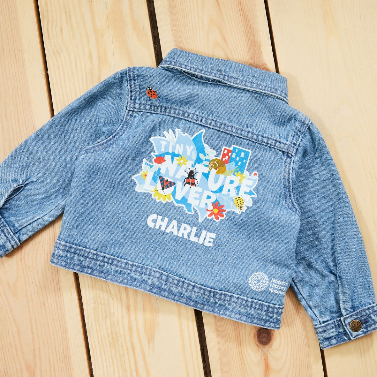 Personalised Natural History Museum™ Nature Lover Denim Jacket 