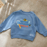 Personalised Little Nature Explorer Blue Sweater