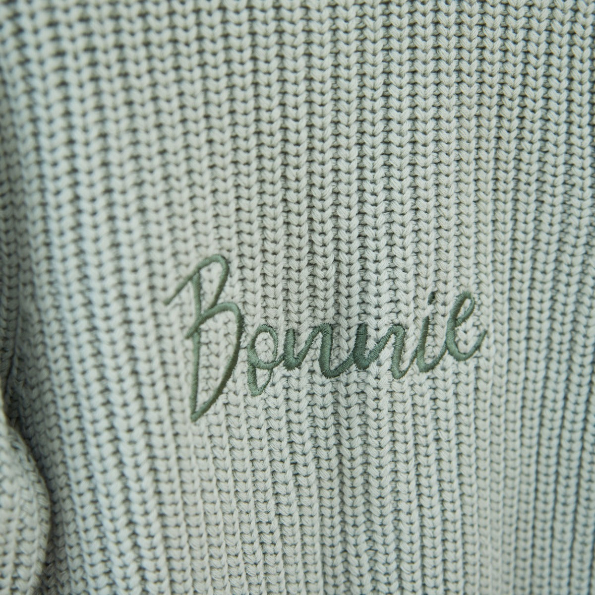 Personalised Sage Cardigan