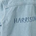 Personalised Denim Stonewash Jacket