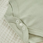 Personalised Organic Cotton Sage Bodysuit