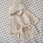 Personalised 'Breakfast Club' Croissant Oatmeal Fleece Robe