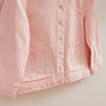 My Kids Personalised LOVE Pink Denim Jacket