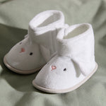 Personalised Ivory Bunny Booties