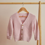 Personalised Mummy's Little Girl Pink Cardigan