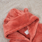 Personalised Pumpkin Fleece Robe with Ears 