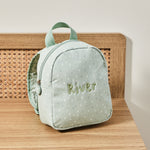 Personalised Tiny Sage Backpack