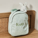Personalised Tiny Sage Backpack