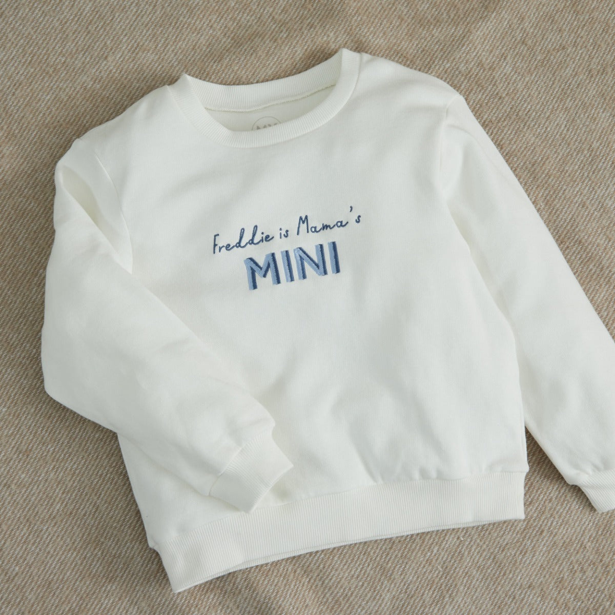 Personalised Mini Me Mother's Day Ecru Sweatshirt