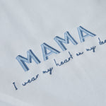 Personalised Heart On Her Sleeve Mama Ecru Sweatshirt