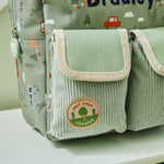 Personalised Forest Transport All-Over Print Grab Handle Mini Backpack 
