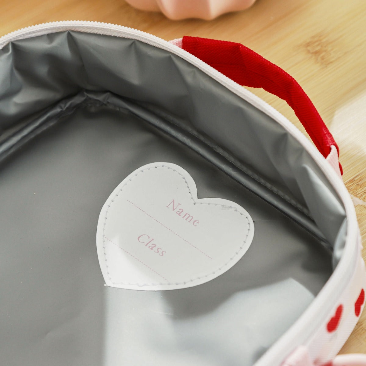 Personalised Heart Pocket All-Over Print Lunch Bag 