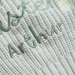 Personalised My 1st Easter Sage Cardigan