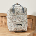 Personalised Big Cats All-Over Print Medium Grab Handle Backpack
