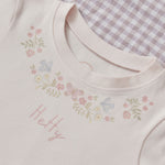 Personalised Floral Butterfly Pink T-Shirt