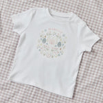 Personalised Garden Secrets Floral White T-Shirt