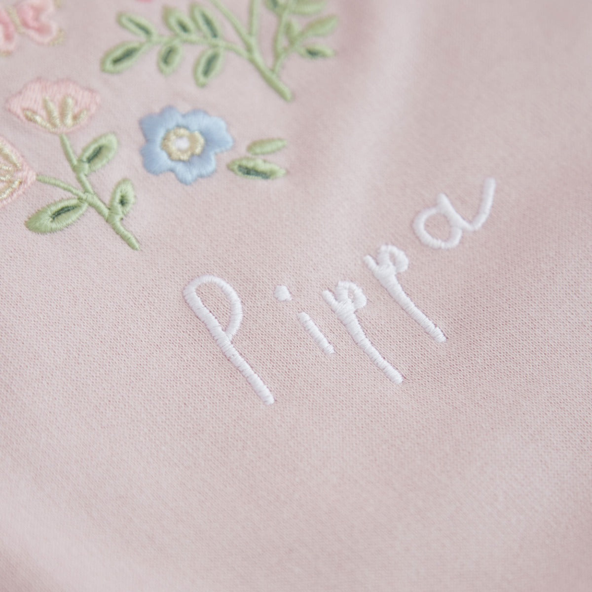 Personalised Flower Market Pink Sweater