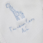 Personalised Home From The Hospital Blue Giraffe Gift Set 