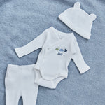 Personalised Home From The Hospital Three Dinos Set
