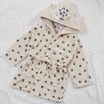 Personalised Leopard Fleece Robe 