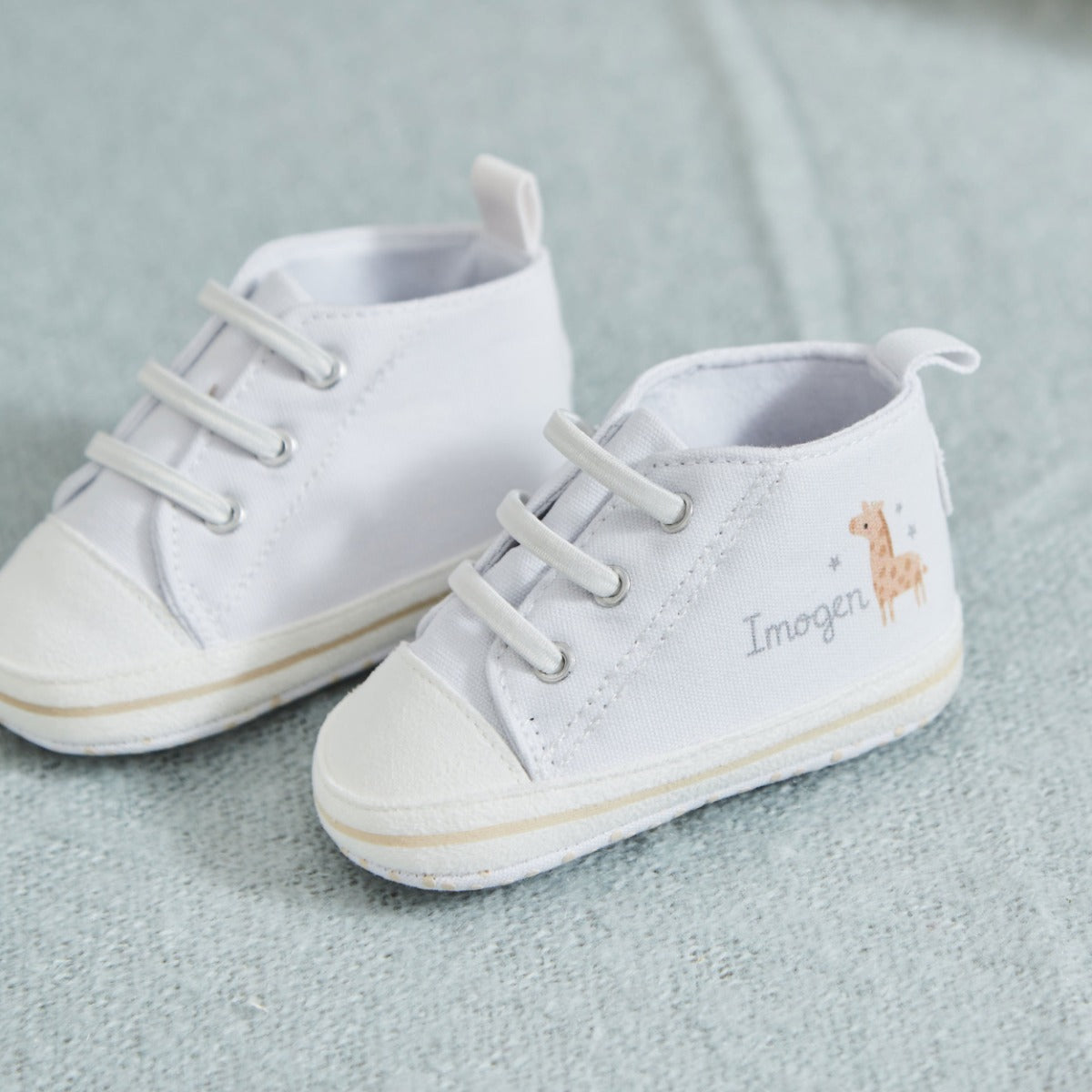 Personalised Giraffe High Top Shoes