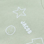 My Kids Personalised Three Logo Sage Sweatshirt 
