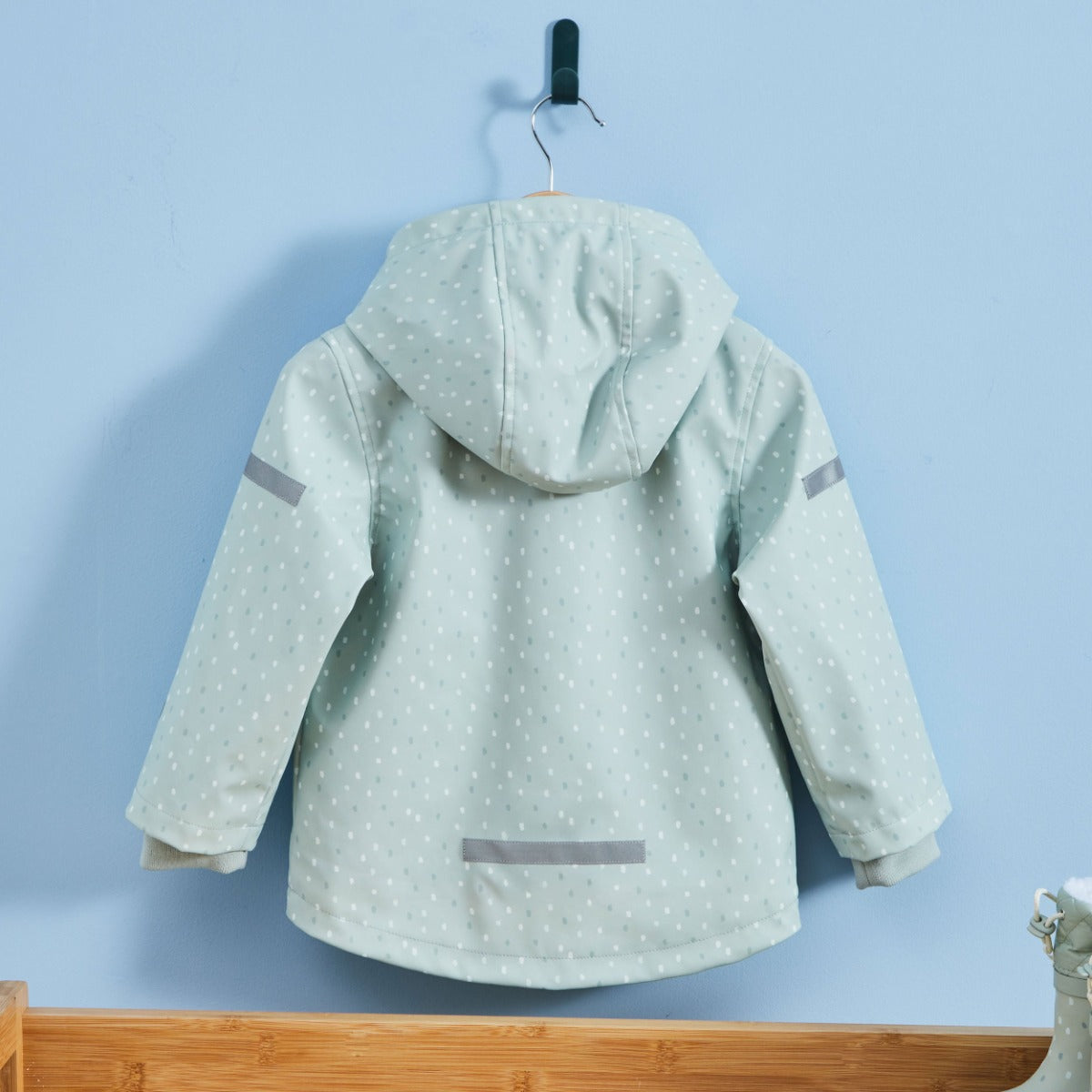 Personalised Sage Spot Rain Mac 