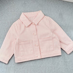Personalised Red Berry Fruit Pink Denim Jacket