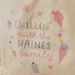 Personalised Ice Cream Tote Bag